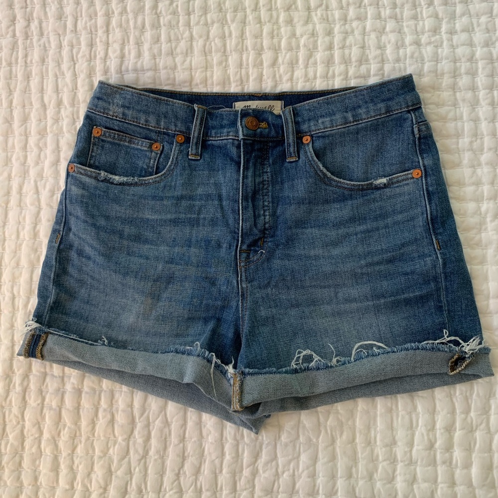 Madewell High Rise Denim Shorts